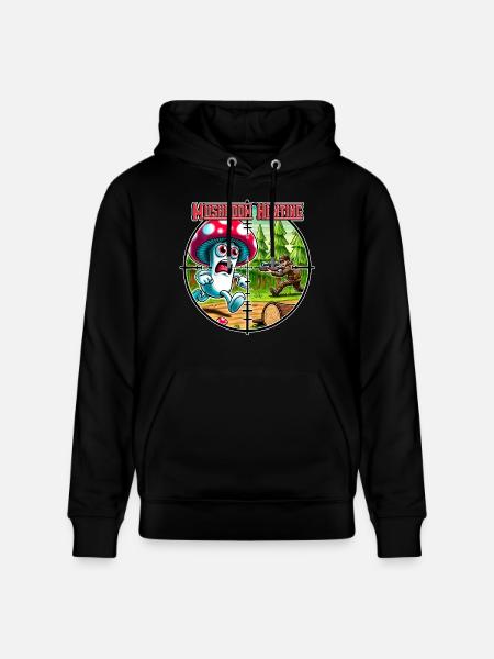 mushroom hunting - Sweat à capuche bio CRUISER Stanley/Stella Unisexe - noir