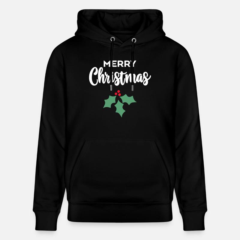 Joyeux Noël Houx - Sweat à capuche bio CRUISER Stanley/Stella Unisexe - noir