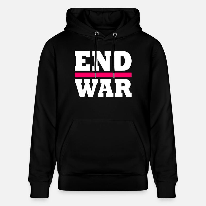 End war - Sweat à capuche bio CRUISER Stanley/Stella Unisexe - noir