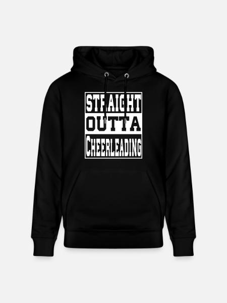 Cheerleading saying funny - Stanley/Stella CRUISER Unisex Organic Hoodie - black