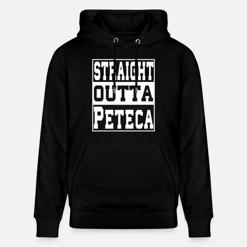 Peteca dit drôle - Sweat à capuche bio CRUISER Stanley/Stella Unisexe - noir