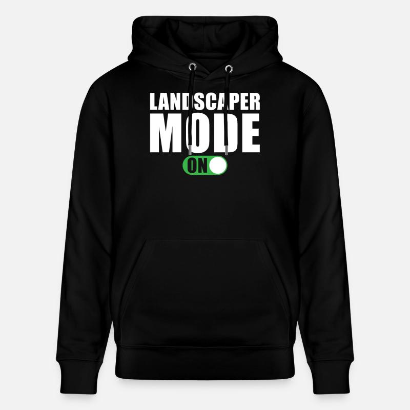 Mode Jardinier paysagiste activé - Sweat à capuche bio CRUISER Stanley/Stella Unisexe - noir