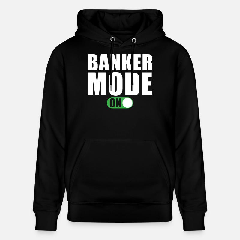 Mode Banquier activé - Sweat à capuche bio CRUISER Stanley/Stella Unisexe - noir