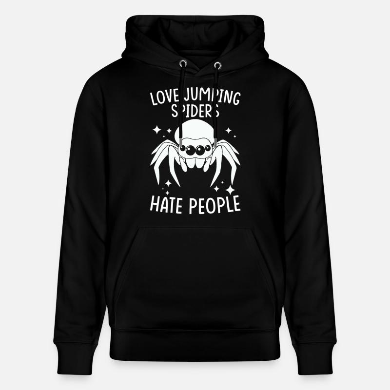 Dicton Jumping Spider - Sweat à capuche bio CRUISER Stanley/Stella Unisexe - noir