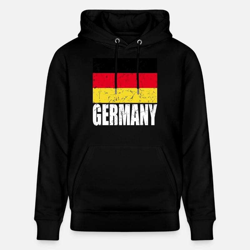 Drapeau de l’Allemagne - Sweat à capuche bio CRUISER Stanley/Stella Unisexe - noir