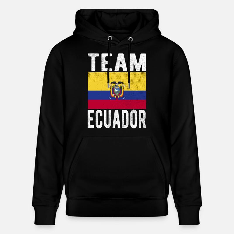Drapeau de l’Équateur - Sweat à capuche bio CRUISER Stanley/Stella Unisexe - noir