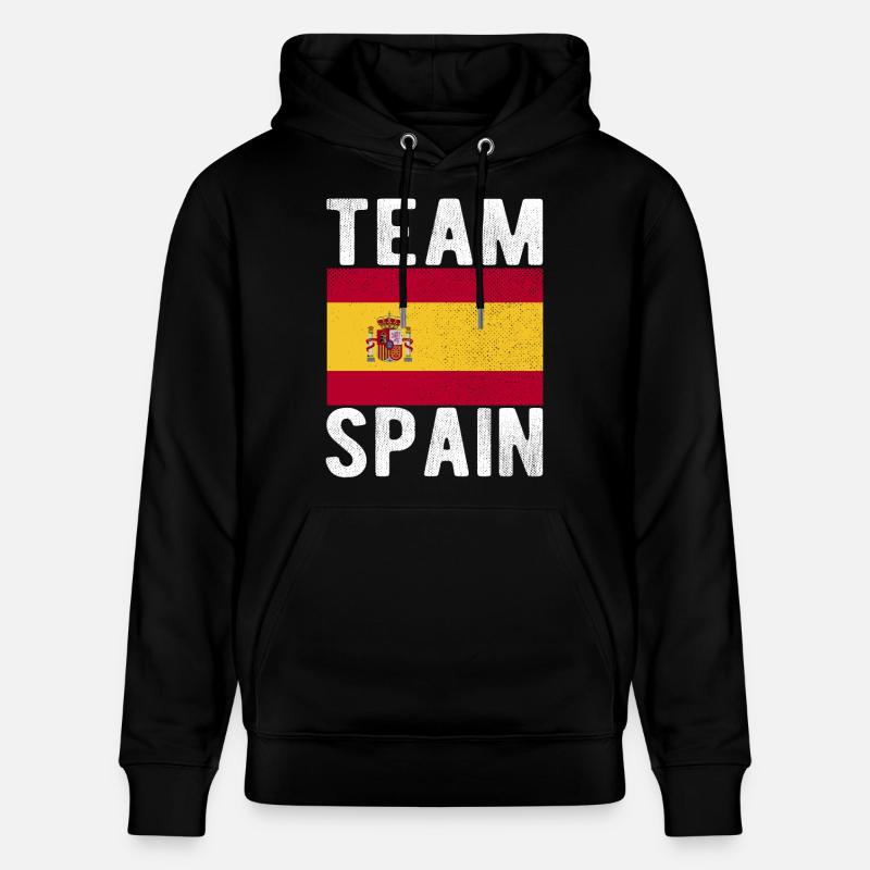 Drapeau de l’Espagne - Sweat à capuche bio CRUISER Stanley/Stella Unisexe - noir