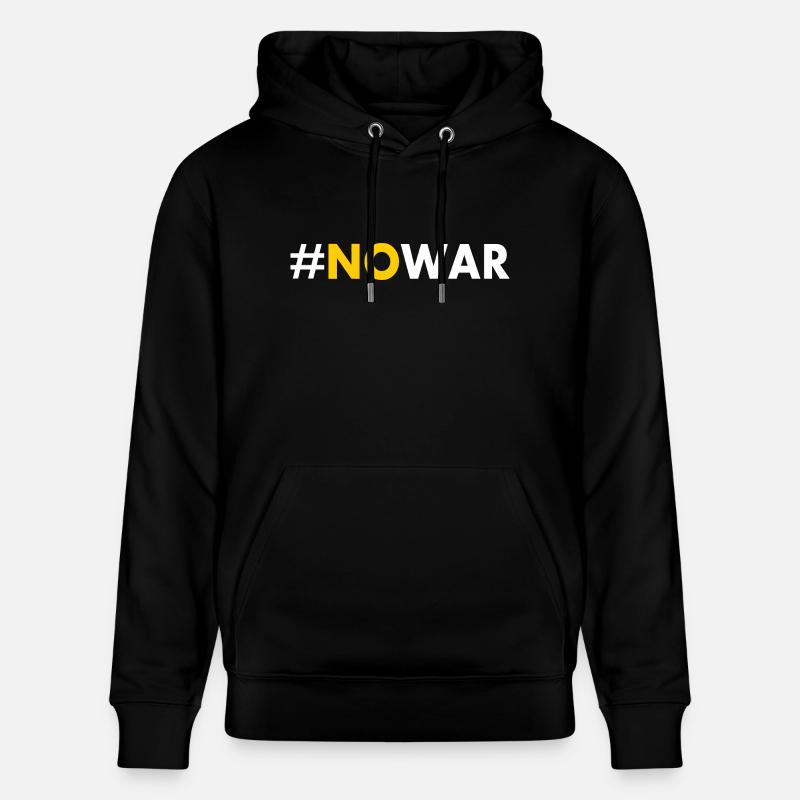No war - Stanley/Stella Unisex Bio-Hoodie CRUISER - Schwarz