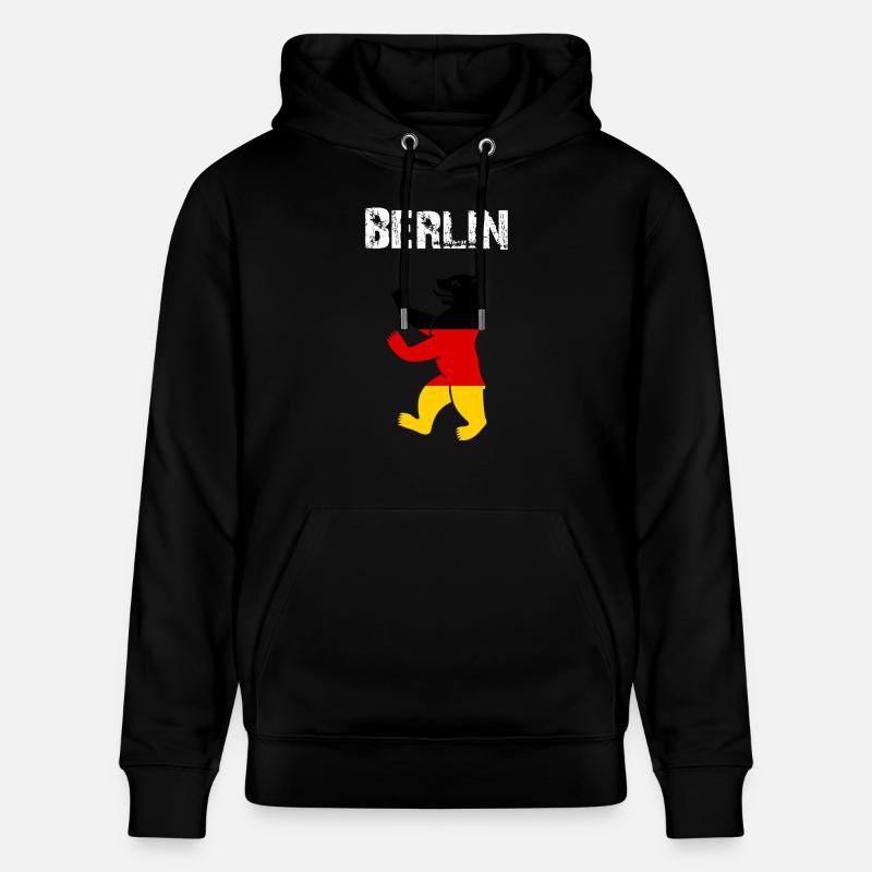 City-Design Berlin Bear 4Msh - Sweat à capuche bio CRUISER Stanley/Stella Unisexe - noir