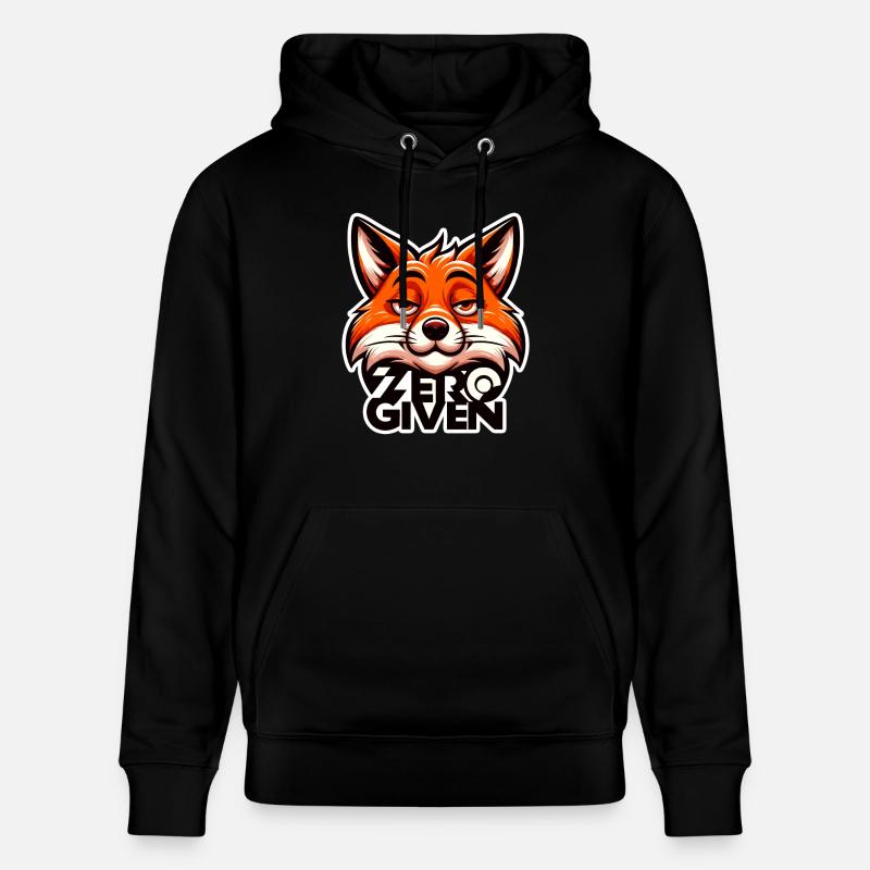 Zero Given - Fuchs Illustration - Stanley/Stella Unisex Bio-Hoodie CRUISER  - Schwarz