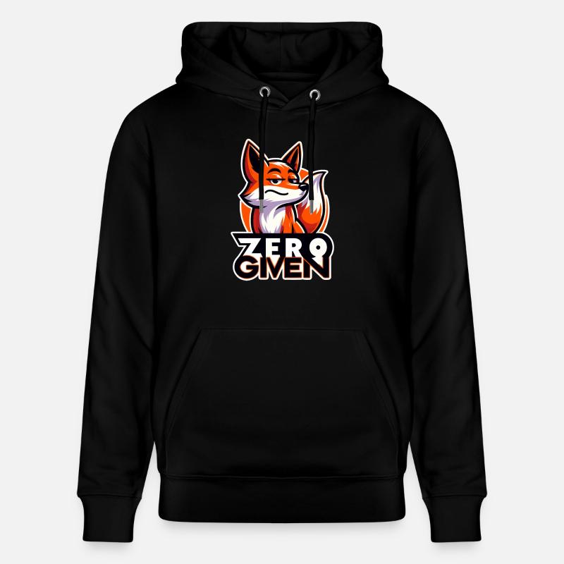 Zero Given - Fuchs Illustration - Stanley/Stella Unisex Bio-Hoodie CRUISER  - Schwarz