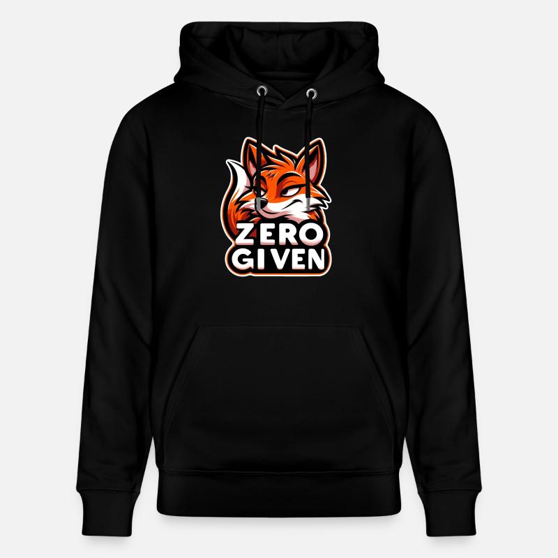 Zero Given - Fuchs Illustration - Stanley/Stella Unisex Bio-Hoodie CRUISER - Schwarz
