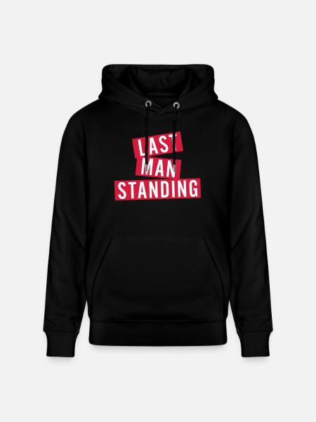 LAST MAN STANDING - Stanley/Stella Unisex Bio-Hoodie CRUISER  - Schwarz