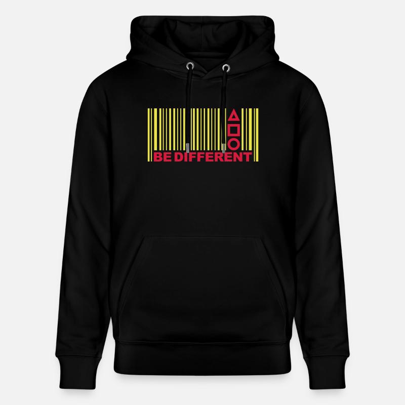 Barcode - Stanley/Stella Unisex Bio-Hoodie CRUISER  - Schwarz