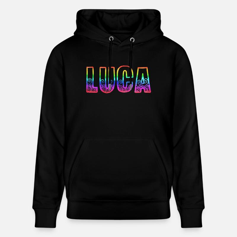 luca rs rainbow - Sweat à capuche bio CRUISER Stanley/Stella Unisexe - noir