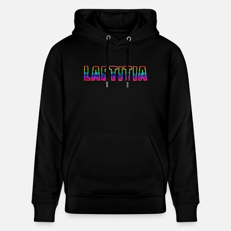 laetitia rs regenbogen - Stanley/Stella Unisex Bio-Hoodie CRUISER  - Schwarz