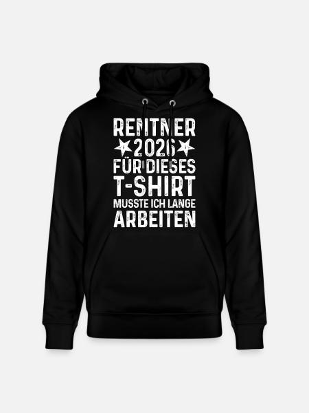 Pensioner 2026 Shirt - Stanley/Stella CRUISER Unisex Organic Hoodie - black