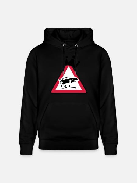Drift King - Stanley/Stella CRUISER Unisex Organic Hoodie - black