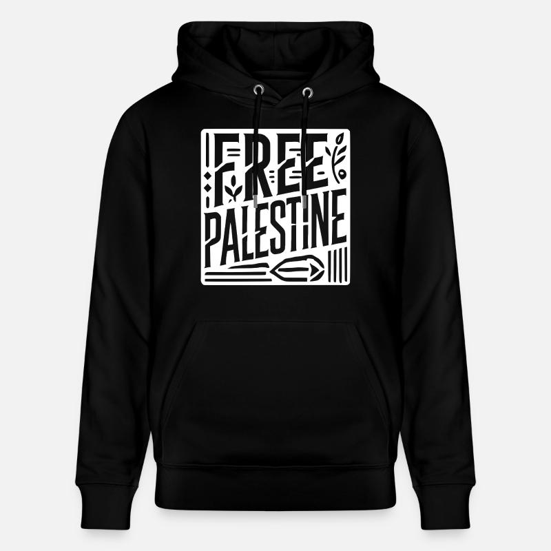 Free palestine - Sweat à capuche bio CRUISER Stanley/Stella Unisexe - noir
