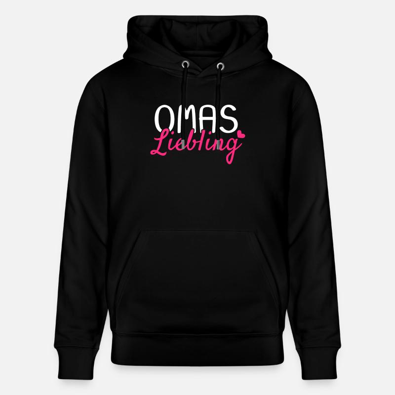 Omas Liebling - Stanley/Stella Unisex Bio-Hoodie CRUISER - Schwarz