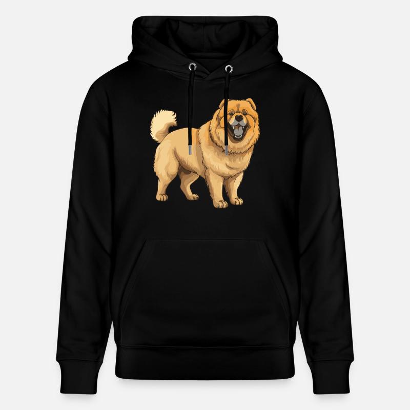 Chow Chow Chien - Sweat à capuche bio CRUISER Stanley/Stella Unisexe - noir