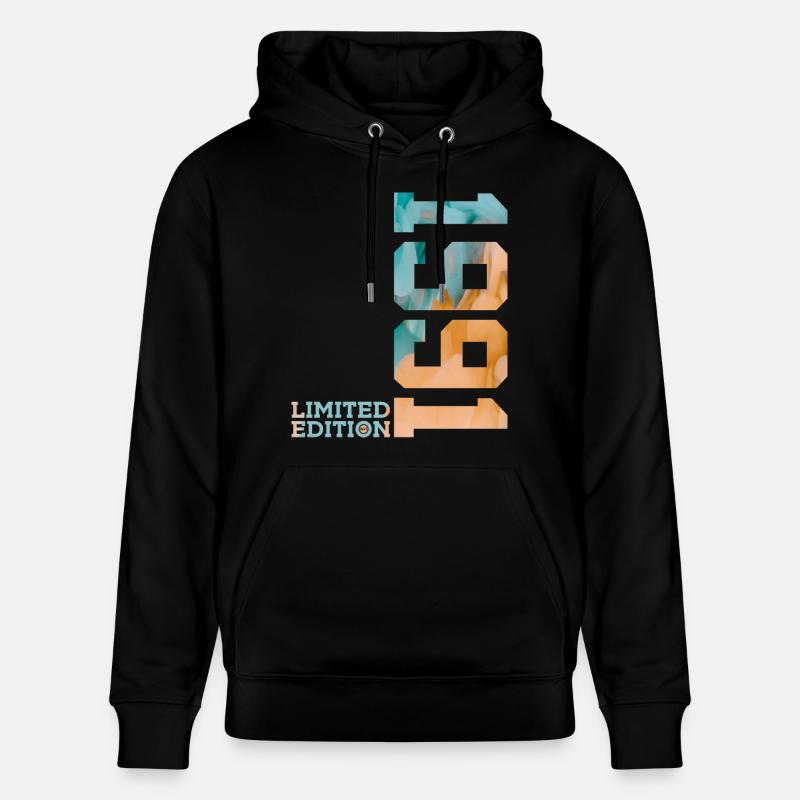 35E ANNIVERSAIRE ÉDITION LIMITÉE 1991 - Sweat à capuche bio CRUISER Stanley/Stella Unisexe - noir