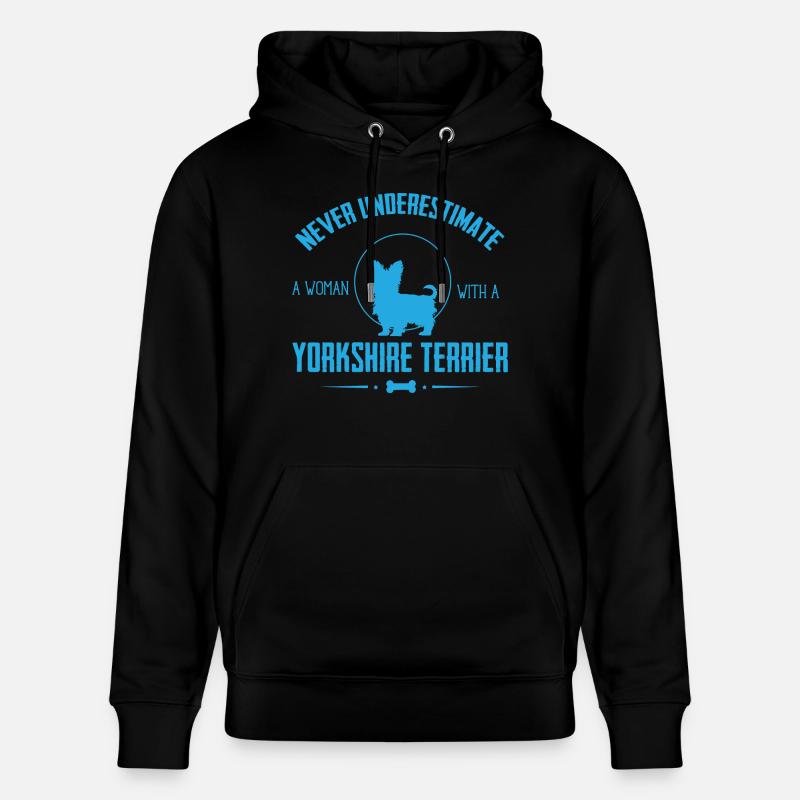 Yorkshire Terrier Chemise NU - Sweat à capuche bio CRUISER Stanley/Stella Unisexe - noir