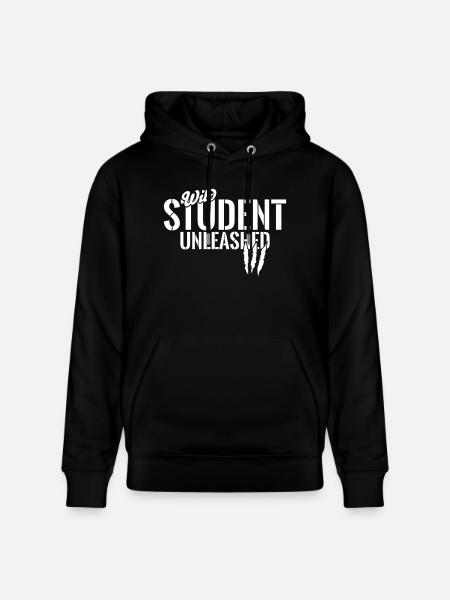Wilder Student entfesselt - Stanley/Stella CRUISER Unisex Organic Hoodie - black