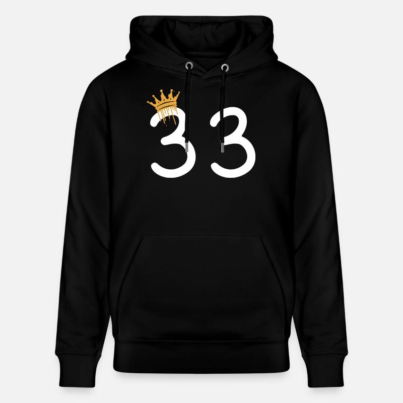 33 - Stanley/Stella Unisex Bio-Hoodie CRUISER  - Schwarz
