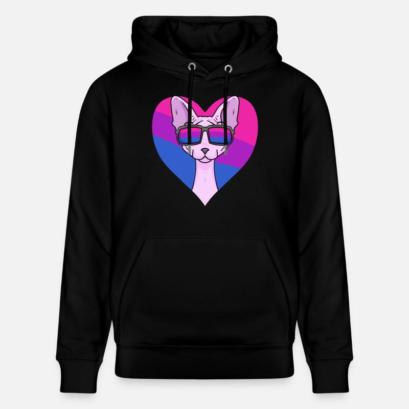 Cadeau bisexuel Sphynx Cat - Sweat à capuche bio CRUISER Stanley/Stella Unisexe - noir