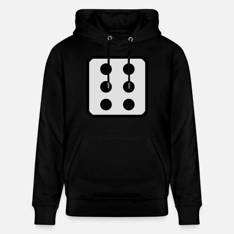 Dés 6 - Sweat à capuche bio CRUISER Stanley/Stella Unisexe - noir