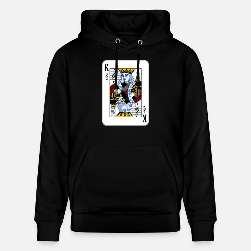 KING OF MUSIC pullover - Sweat à capuche bio CRUISER Stanley/Stella Unisexe - noir