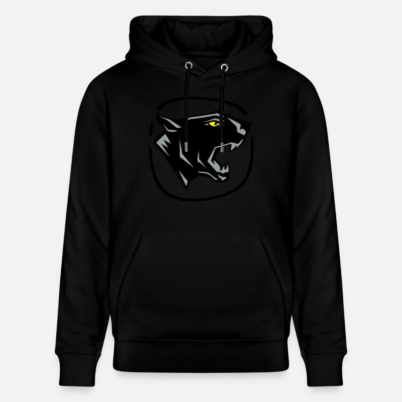 panthère_3 - Stanley/Stella Unisex Bio-Hoodie CRUISER - Schwarz