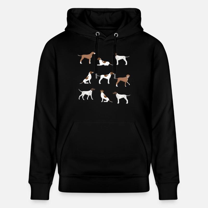 Selection pointer - Sweat à capuche bio CRUISER Stanley/Stella Unisexe - noir