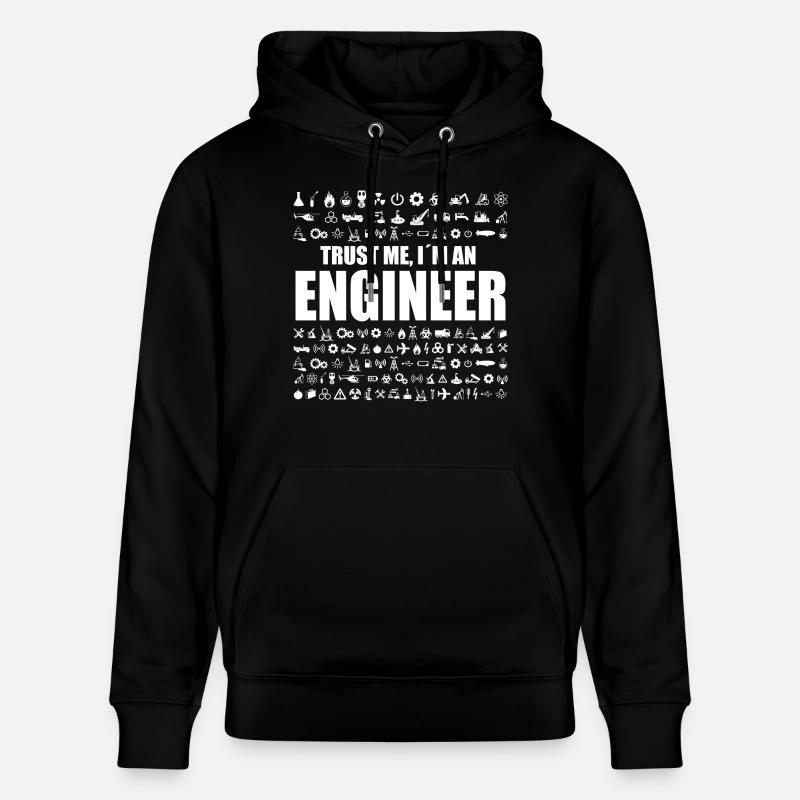 Trust Me Engineer new - Sweat à capuche bio CRUISER Stanley/Stella Unisexe - noir
