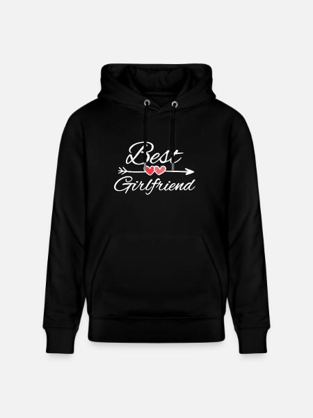 Best girlfriend - Stanley/Stella Unisex Bio-Hoodie CRUISER - Schwarz