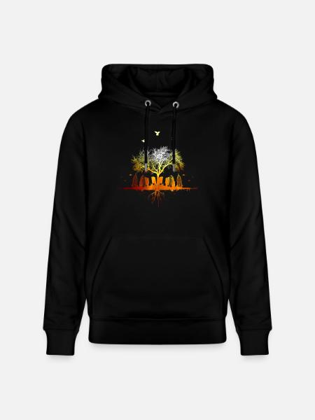 sunshinetown - Stanley/Stella CRUISER Unisex Organic Hoodie - black