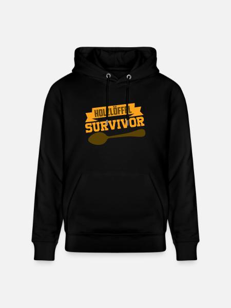 KOCH HOLZLÖFFEL - Stanley/Stella Unisex Bio-Hoodie CRUISER  - Schwarz