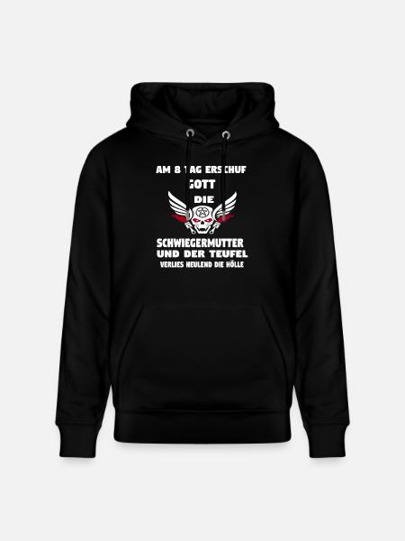 Schwiegermutte - Stanley/Stella Unisex Bio-Hoodie CRUISER - Schwarz