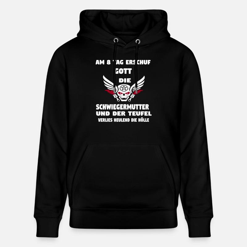 Schwiegermutte - Stanley/Stella Unisex Bio-Hoodie CRUISER  - Schwarz