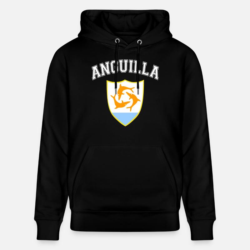 Anguilla - Sweat à capuche bio CRUISER Stanley/Stella Unisexe - noir