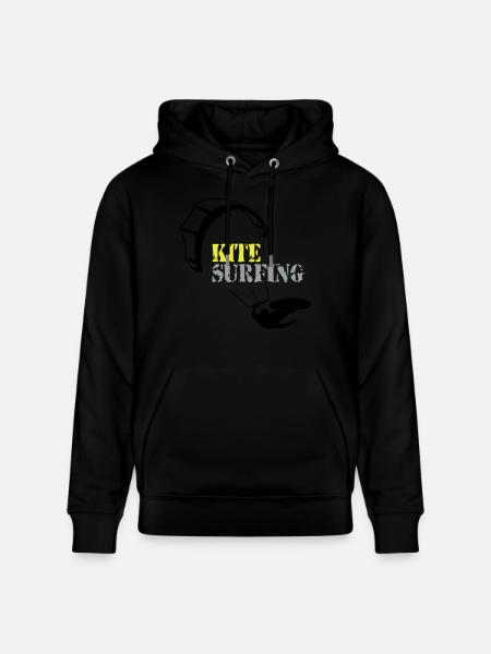 Kitesurfing - Stanley/Stella Unisex Bio-Hoodie CRUISER  - Schwarz