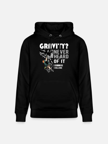Rock Climbing Mountaineering Climbing - Stanley/Stella CRUISER Unisex Organic Hoodie - black