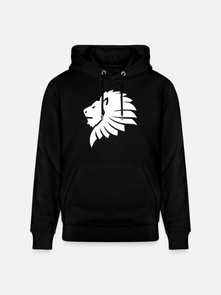 lion - Stanley/Stella CRUISER Unisex Organic Hoodie - black