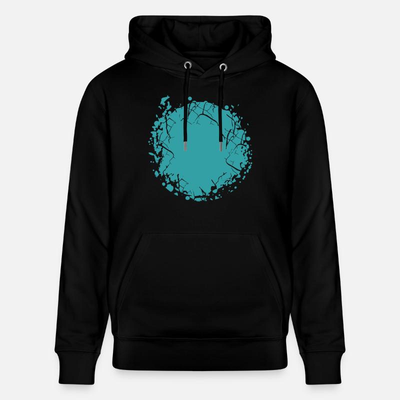 Vector background de - Stanley/Stella Unisex Bio-Hoodie CRUISER  - Schwarz