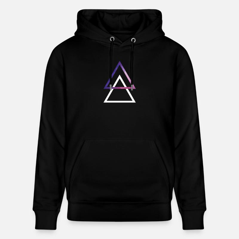 triangle - Sweat à capuche bio CRUISER Stanley/Stella Unisexe - noir
