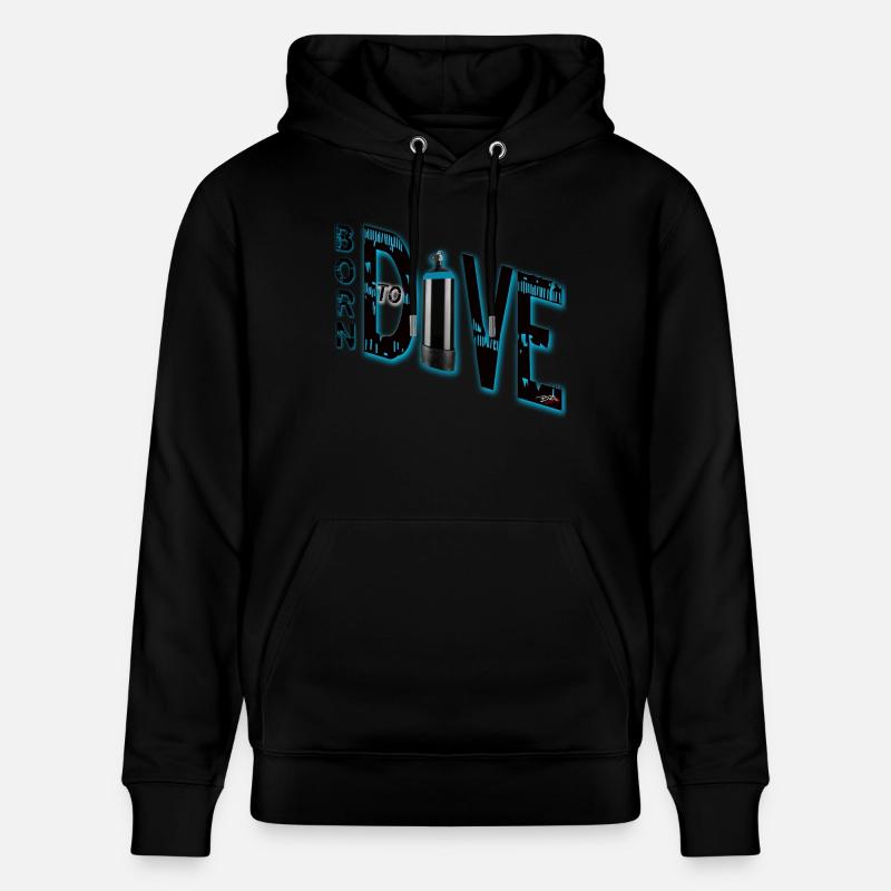 Né à Dive - Sweat à capuche bio CRUISER Stanley/Stella Unisexe - noir