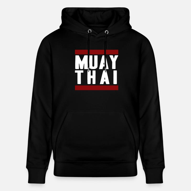 Muay Thai - Sweat à capuche bio CRUISER Stanley/Stella Unisexe - noir