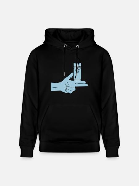 Pistolero Cóctel - Stanley/Stella Unisex Bio-Hoodie CRUISER  - Schwarz