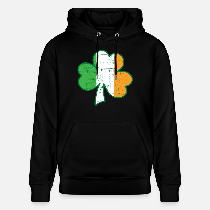 Drapeau irlandais en - Sweat à capuche bio CRUISER Stanley/Stella Unisexe - noir